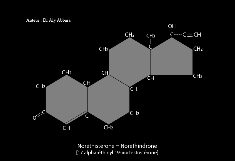 Noréthistérone = Noréthindrone